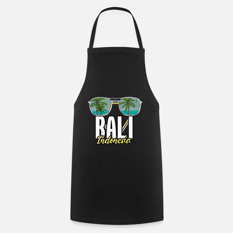 Bali memories gift idea - Cooking Apron - black