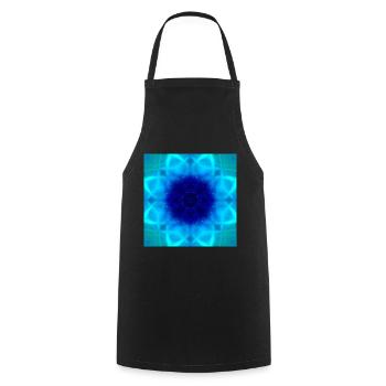 Aurora Borealis Kaleidoscope - Cooking Apron - black - Front - AI Model Male 185 dark (185cm)