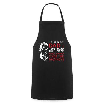 Funny Horse Lovers For Dads - Cooking Apron - black - Front - AI Model Male 185 dark (185cm)