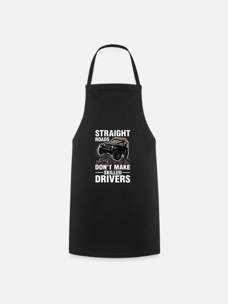 4x4 Jeep Tout-terrain Cadeau - Tablier de cuisine - noir
