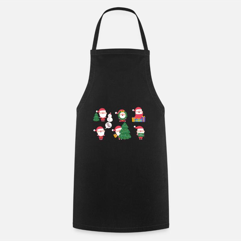Christmas - Cooking Apron - black