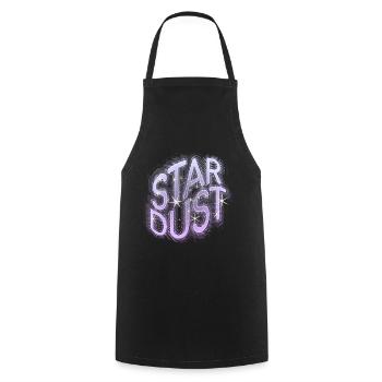STAR DUST 1 ROSE - Tablier de cuisine - noir - Devant - AI Model Male 185 dark (185cm)