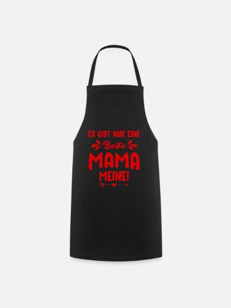 meine beste Mama - Kochschürze - Schwarz