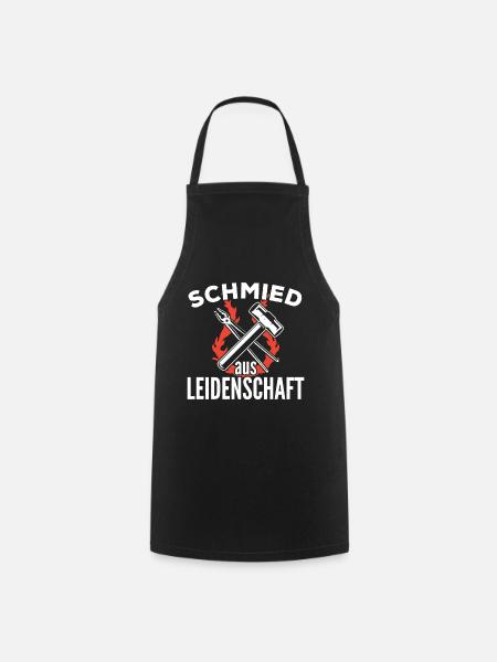 Schmied Schmiedekunst schmieden Geschenkidee - Kochschürze - Schwarz