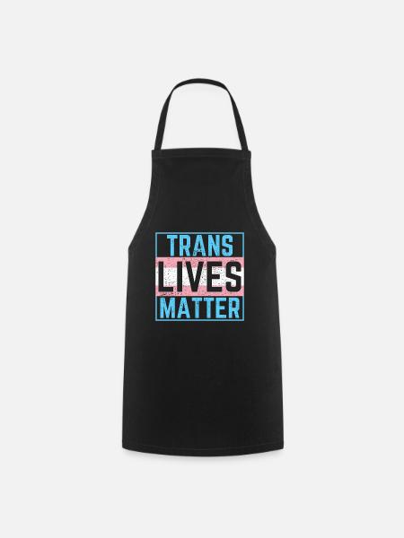 Transgender Leben - Kochschürze - Schwarz