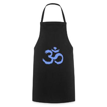 Om Yoga Shirt zur Meditation - Kochschürze - Schwarz - Vorne - AI Model Male 185 dark (185cm)