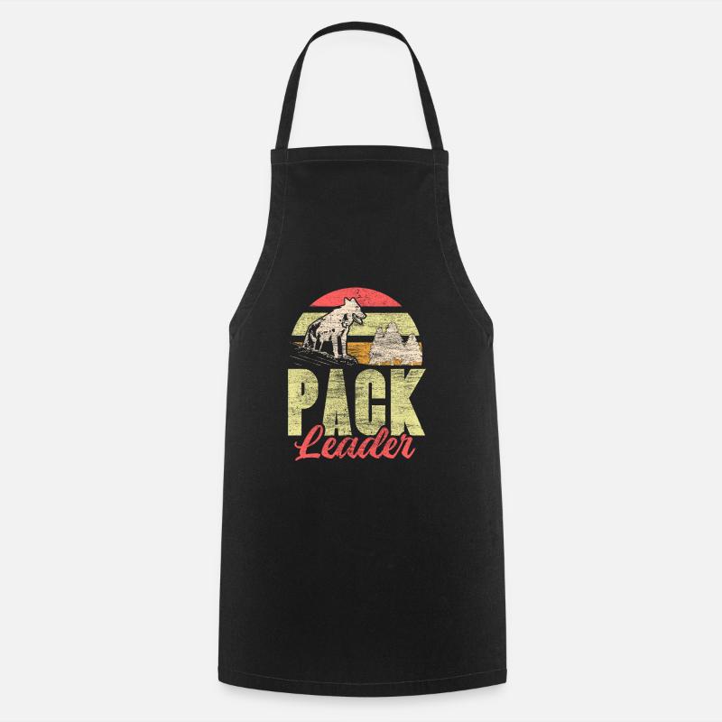 Wolf Meute Cadeau - Tablier de cuisine - noir