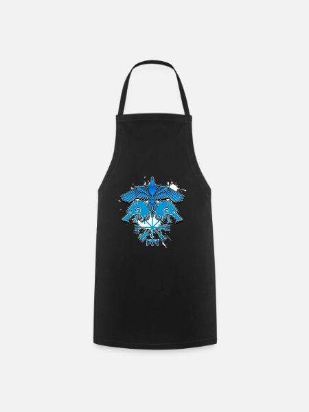Dieu Odin viking - Tablier de cuisine - noir