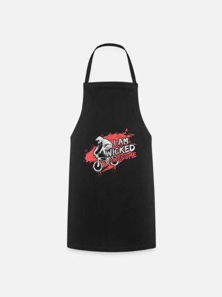 BMX Fun Sport Gift Idea - Cooking Apron - black