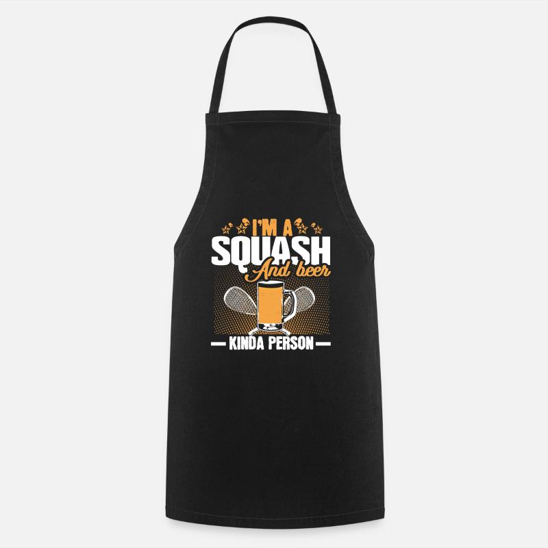 Squash tournoi de squash - Tablier de cuisine - noir