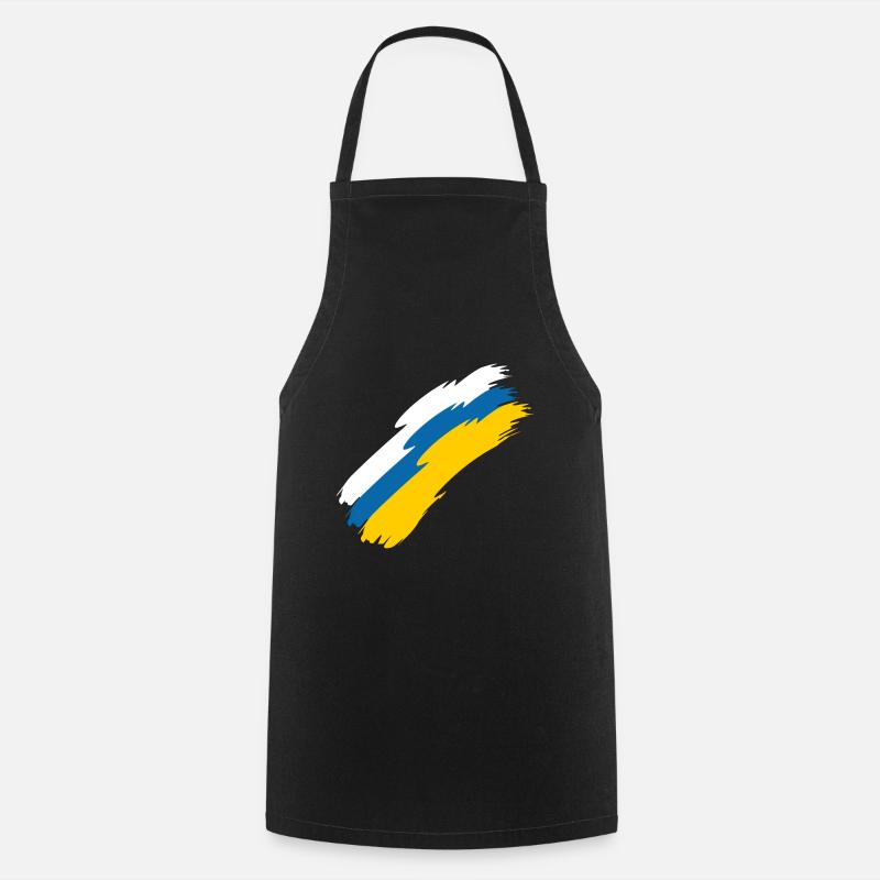 Drapeau des îles Canaries - Tablier de cuisine - noir