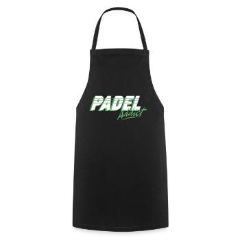 Padel Addict Padel Player - Cooking Apron - black - Front - AI Model Male 185 dark (185cm)