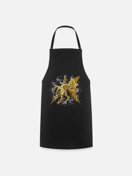 Armure divine du Zodiaque du Sagittaire - Tablier de cuisine - noir