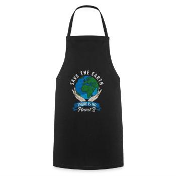 Environmental protection Pollution Nature - Cooking Apron - black - Front - AI Model Male 185 dark (185cm)