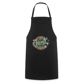 Bremen souvenir - Cooking Apron - black - Front - AI Model Male 185 dark (185cm)