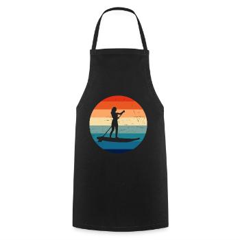 Standup Paddleboard Stand up Paddling Board - Kochschürze - Schwarz - Vorne - AI Model Male 185 dark (185cm)