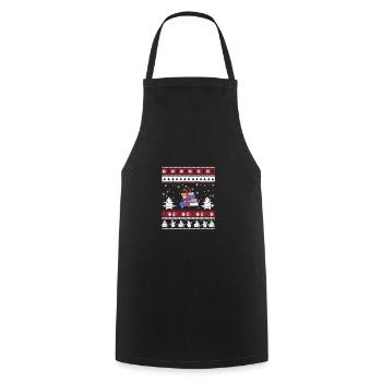 Read Books Christmas - Cooking Apron - black - Front - AI Model Male 185 dark (185cm)