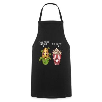 Vegan Farm Vegetable Yellow Cooking Collection - Kochschürze - Schwarz - Vorne - AI Model Male 185 dark (185cm)