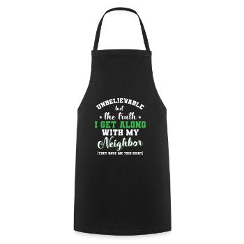 Neighbor Beer Inauguration - Cooking Apron - black - Front - AI Model Male 185 dark (185cm)