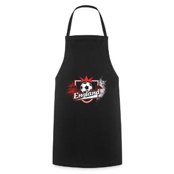 England Soccer Weltmeister - Kochschürze - Schwarz - Vorne - AI Model Male 185 dark (185cm)