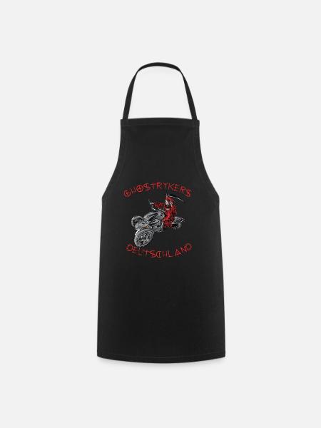 Ghostryker Germany Red - Cooking Apron - black