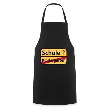Kinder bye bye Kindergarten Schulkind 2022 Geschen - Kochschürze - Schwarz - Vorne - AI Model Male 185 dark (185cm)