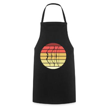 Archery Retro Style Vintage - Cooking Apron - black - Front - AI Model Male 185 dark (185cm)