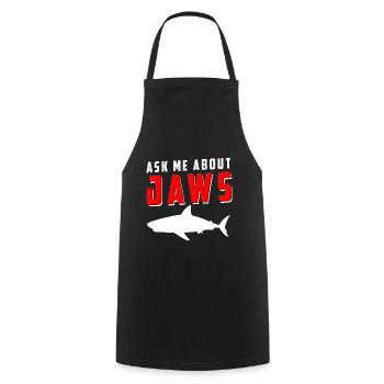Haie Tauchen Angler Tier - Kochschürze - Schwarz - Vorne - AI Model Male 185 dark (185cm)