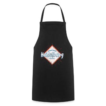 Heidelberg Germany City Skyline Home Love - Cooking Apron - black - Front - AI Model Male 185 dark (185cm)