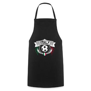 Italien Fußball Italy Meisterschaft Geschenkidee - Kochschürze - Schwarz - Vorne - AI Model Male 185 dark (185cm)