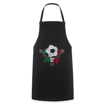Italien Fußball Mannschaft Geschenkidee - Kochschürze - Schwarz - Vorne - AI Model Male 185 dark (185cm)