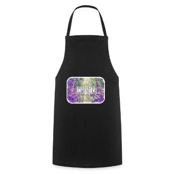 Amsterdam Netherlands Watercolor Sketch Drawing - Cooking Apron - black - Front - AI Model Male 185 dark (185cm)