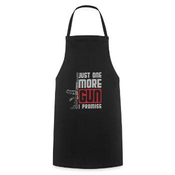 Weapons Freedom - Cooking Apron - black - Front - AI Model Male 185 dark (185cm)