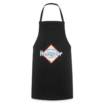 Hanover Germany City Skyline Home Love - Cooking Apron - black - Front - AI Model Male 185 dark (185cm)