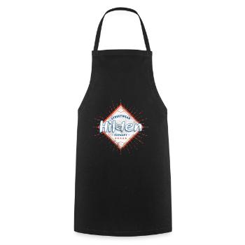 Hilden Deutschland Stadt Skyline Heimat Liebe - Kochschürze - Schwarz - Vorne - AI Model Male 185 dark (185cm)