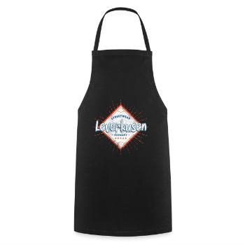 Leverkusen Deutschland Stadt Skyline Heimat Liebe - Kochschürze - Schwarz - Vorne - AI Model Male 185 dark (185cm)