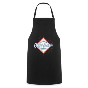 Offenbach Allemagne Ville Skyline Home Love - Tablier de cuisine - noir - Devant - AI Model Male 185 dark (185cm)