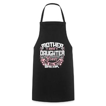 Mother and daughter cohesion gift idea - Cooking Apron - black - Front - AI Model Male 185 dark (185cm)