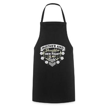 Mother Daughter Family Child - Cooking Apron - black - Front - AI Model Male 185 dark (185cm)