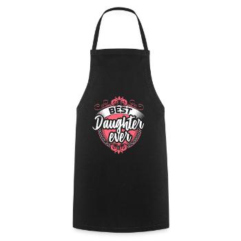 Best Daughter Father's Birthday - Cooking Apron - black - Front - AI Model Male 185 dark (185cm)