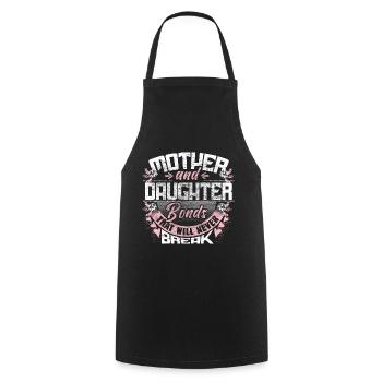 Mutter Tochter Eltern - Kochschürze - Schwarz - Vorne - AI Model Male 185 dark (185cm)