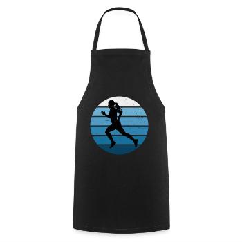Women's Jogging Men's Running Running Fitness - Cooking Apron - black - Front - AI Model Male 185 dark (185cm)