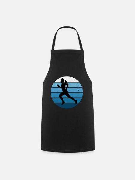 Women's Jogging Men's Running Running Fitness - Cooking Apron - black