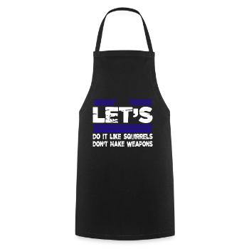 birthday present funky child counterculture - Cooking Apron - black - Front - AI Model Male 185 dark (185cm)