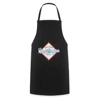 Reutlingen Germany City Skyline Home Love - Cooking Apron - black - Front - AI Model Male 185 dark (185cm)
