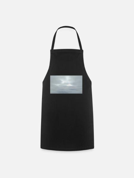 In den Wolken - Kochschürze - Schwarz