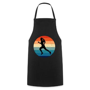 Ski de fond Jogging Running Hommes - Tablier de cuisine - noir - Devant - AI Model Male 185 dark (185cm)
