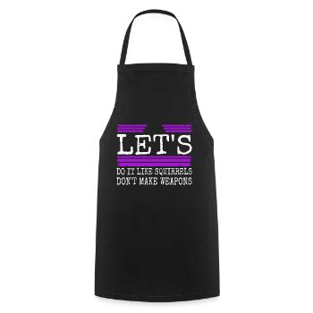 Pride Hippie Festival Quote Global Peace Family - Cooking Apron - black - Front - AI Model Male 185 dark (185cm)