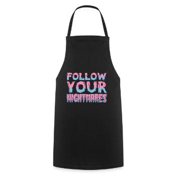 Suits vos cauchemars Designs de T-shirts - Tablier de cuisine - noir - Devant - AI Model Male 185 dark (185cm)