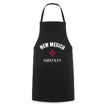 New Mexico Santa Fe - Kochschürze - Schwarz - Vorne - AI Model Male 185 dark (185cm)